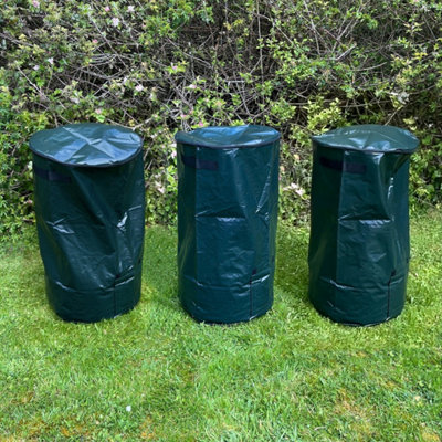 SELECTIONS Set Of 3 Garden Composting Bags (45Cm X 85Cm)