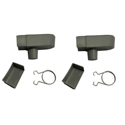 B&Q -  Greenhouse Guttering Rainwater Collecting Kit Replacement Fixings (Set Of 2)