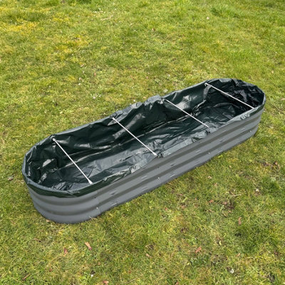 Selections Liner For Oval Metal Raised Vegetable Bed (170Cm) from B&Q