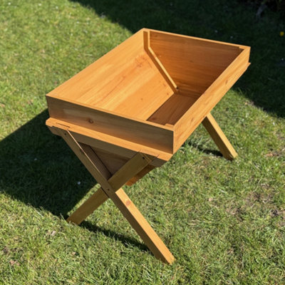 Selections Veg-Trough Wooden Raised Vegetable Bed Planter (75Cm) from B&Q
