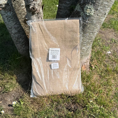 Selections Jute Hessian Burlap Plant Protection Liner & Weed Control Sheet (5M X 1M) from B&Q