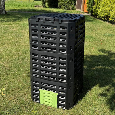 Selections 500 Litre Plastic Garden Composter Compost Bin (65Cm X 120Cm) from B&Q