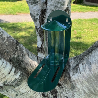 Selections Metal Garden Squirrel Feeder With Flip Top Lid And Feeding Platform from B&Q