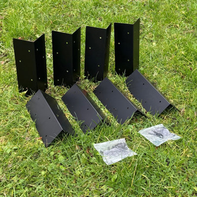 Selections Metal Raised Vegetable Bed Corner BracketsPack Of 8 from B&Q