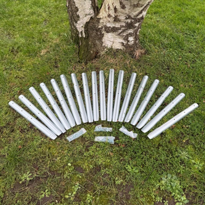 Selections Lawn Edging Log Roll Stakes (Pack Of 20) from B&Q