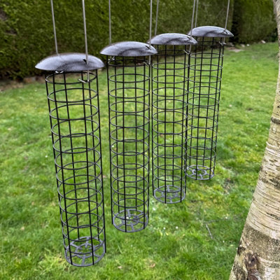 Selections Large Copper Style Hanging Bird Suet Fat Ball Feeder (Set Of 4) from B&Q