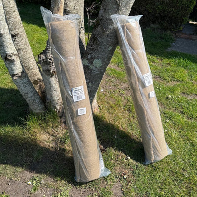 Selections Set Of 2 Jute Hessian Burlap Plant Protection Liner & Weed Control Roll (10M X 2M) from B&Q