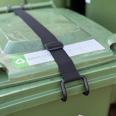 Selections Wheelie Bin Lid Double Claw Security Lock Strap from B&Q