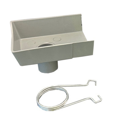Selections 50mm Greenhouse Guttering Rainwater Collecting Kit Replacement Fixings from B&Q