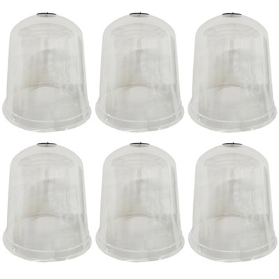 Selections Large Plastic Plant Protection Bell Cloche Covers With Ground PegsPack Of 6 from B&Q