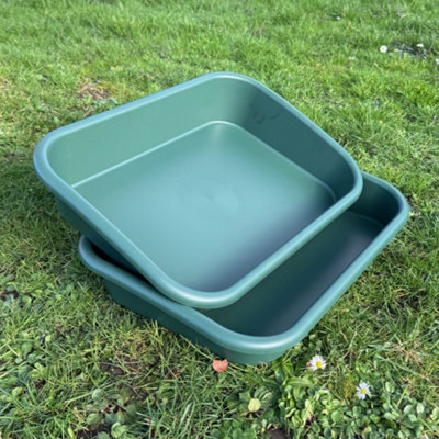 Selections Large Green Plastic Garden & Greenhouse Potting TrayPack Of 2 from B&Q