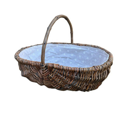 Nutley's Kitchen Gardens Nutley's Lined Medium Willow Hand Made Trug from B&Q