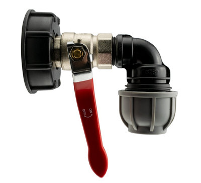 Cost Wise Ibc Tank Linking Kit For Tanks That Have A 2" S60X6 Coarse Thread Outlet,-25mm Mdpe Elbow from B&Q