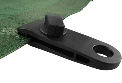 Cost Wise Taraulin Clips /screw Down Tarp Grips Pack Of 10 Tarpaulin Clamps/clips Screw Down Holders Replacement Eyele from B&Q