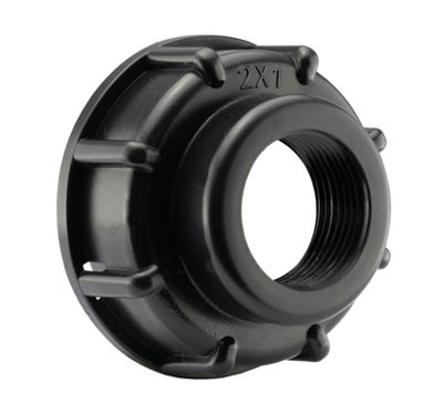 Cost Wise (Pack Of 2) X Adaptors For Ibc Tank With S60X6 Coarse Thread Outlet With 1" Bsp Thread Centre Hole from B&Q