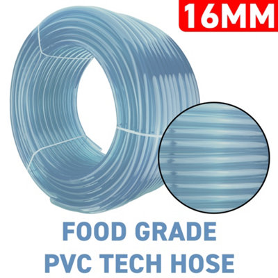 Cost Wise 4M Clear Transparent Pvc Hose/pipe 16mm Internal20mm External Flexible Hose For Water Gas Air Oil from B&Q