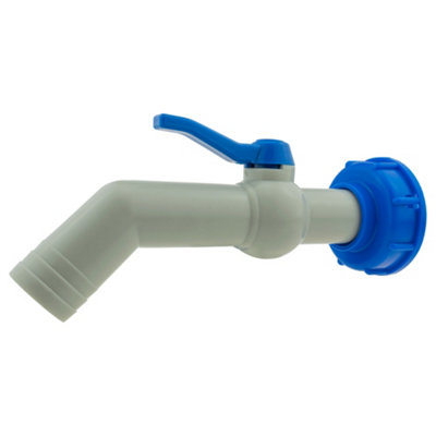 Cost Wise S60X6 (2") Ibc Tank Adaptor 18Cm Extender Long Reach Tap+ Free Ptfe Tape from B&Q