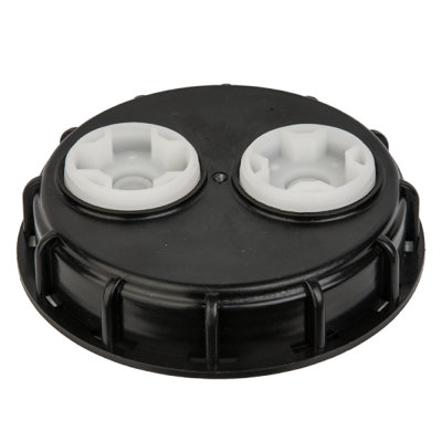 Cost Wise Ibc Portible Water Storage Tank Top Lid 155mm With Optional Vents (155mm+Double Vent) from B&Q