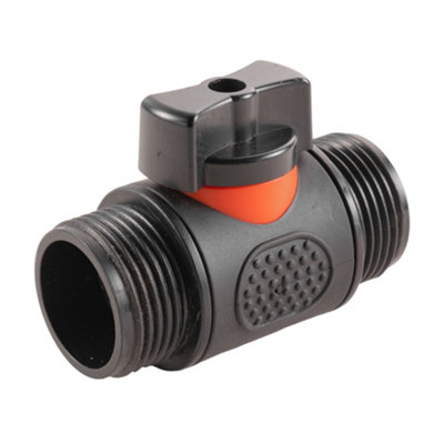 Cost Wise Garden Watering Hose /irrgation Flow Control Valve Male-Male 3/4" Bsp Thread(26mm Across The Thread) from B&Q