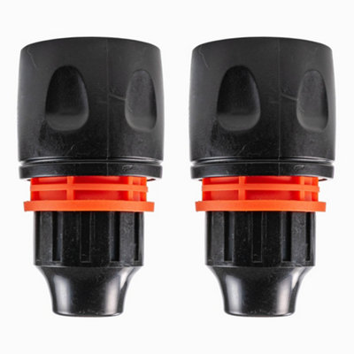 B&Q -  Pack Of 2 Female Hose Connector For Curly/spiral Hose-Window Cleaning Pole Feed D