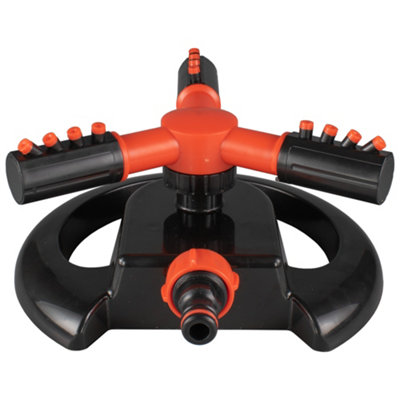 Cost Wise Outdoor Garden Watering/irrigation Three Arm Multi-Position Rotating Sprinkler 360 Degree For Lawn/grass/shrubs from B&Q