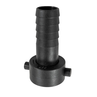 Cost Wise Female Threaded Hosetail For Pumps And Filters ,fits 25mm Pipe,1" Bsp Male Thread,measures 33.3mm Across The Thread from B&Q