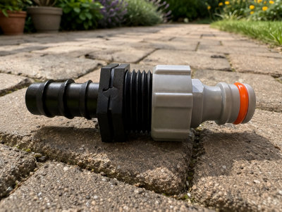 Cost Wise Garden Hosepipe To Irrigation Pipe/porous Pipe/dripline Connector/adaptor from B&Q