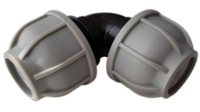 Cost Wise Mdpe Elbow Compression Fittings For Water/irrigation Mdpe Water Supply Pipe   40mm from B&Q