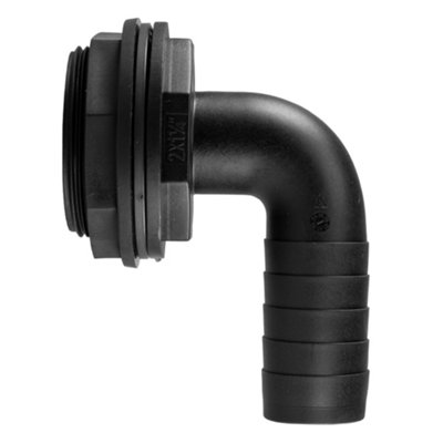 Cost Wise 32mm Barb Outlet Water Butt/rain Barrel/water Storage Tank Overflow Hosetail Elbow With Nut & Washer (Requires A  60mm Hole) from B&Q