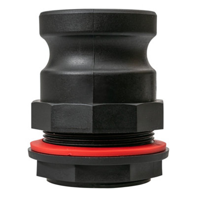 Cost Wise Ibc Tank-Camlock Layflat Hose Fitting Adaptor Kit With Nut And Washer For 1.5" (40mm) Pipes from B&Q
