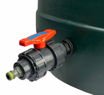 Cost Wise Water Butt/rain Barrel/tank Outlet Valve With Hose Connector,3/4" Bsp Adaptor(Requires26mm Hole) from B&Q