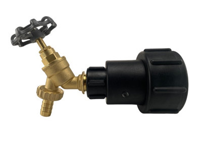 Cost Wise Ibc Storage Tank Outlet S60X6 (2") Brass Dial Bib Tap With Extender Swivel Cap from B&Q