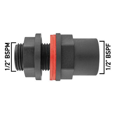 Cost Wise Water Butt/tank Adaptor To Hold Tap,to Fit 21mm Openings (Pack Of 2) from B&Q