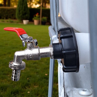 Cost Wise Ibc S60X6 Storage Tank Easy Fit Swivel Extender+Metal Easy Turn Levertap With Hosepipe Barb from B&Q