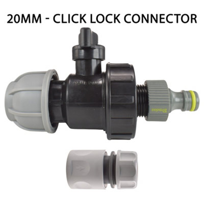 Cost Wise Mdpe Water Pipe Outlet Valve To Garden Hose,for 20,25+ 32mm Pipe+Hose Connector from B&Q
