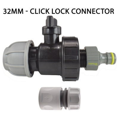 Cost Wise Mdpe Water Pipe Outlet Valve To Garden Hose,for 32mm Mdpe Pipe+Hose Connector from B&Q