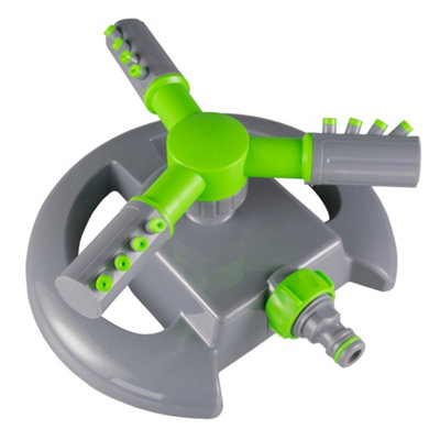 Cost Wise Adjustable Rotating Lawn Sprinkler 360 Garden Water Sprayer For GrassFlower BedsBorders Vegetable Patches  Circular Base from B&Q