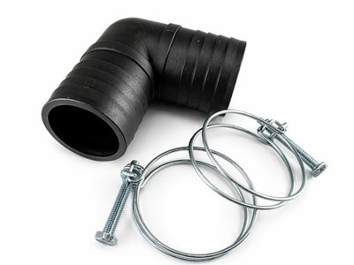 Cost Wise 50mm Barbed Elbow Hose Connectors  Durable Polypropylene from B&Q