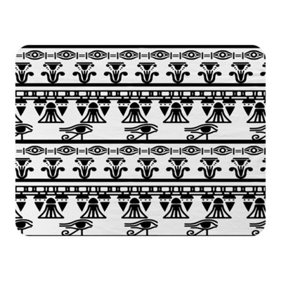 Andrew Lee Egyptian Eye Of Horus Heiroglyphs (Blanket) / Default Title from B&Q