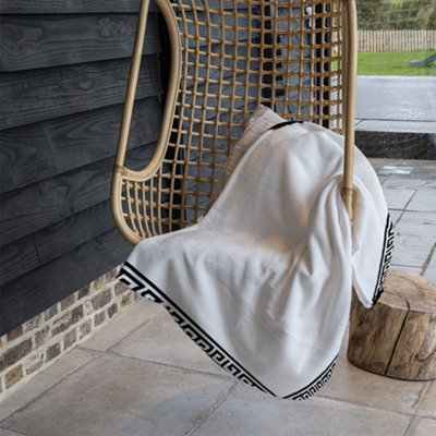 B&Q -  Greek Key Border Frame (Blanket) / Default Title