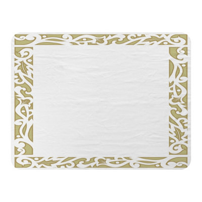 Andrew Lee Egyptian Hieroglyphs Golden Border (Blanket) / Default Title from B&Q