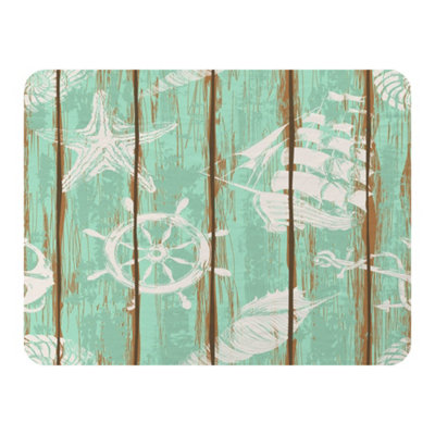 Andrew Lee Nautical Elements Oin Wood (Blanket) / Default Title from B&Q