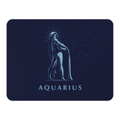 Andrew Lee Sign Of The Zodiac Aquarius (Blanket) / Default Title from B&Q