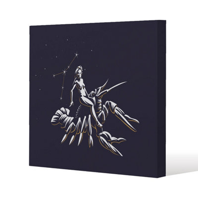 Andrew Lee Sign Of The Zodiac Cancer (Canvas) / 101 X 101 X 4Cm from B&Q