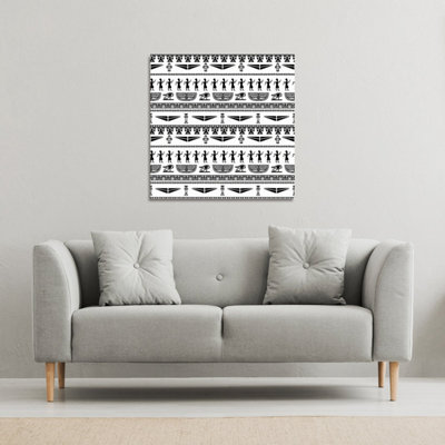 Andrew Lee Tribal Egyptian Art (Canvas Print) / 101 X 101 X 4Cm from B&Q