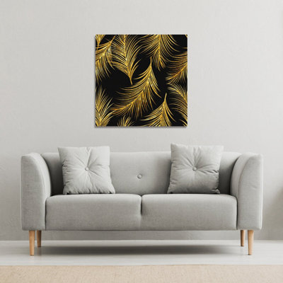 Andrew Lee Golden Tropical (Canvas Print) / 101 X 101 X 4Cm from B&Q