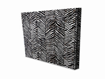 Andrew Lee Zebra Animal Print (Canvas Print) / 101 X 101 X 4Cm from B&Q