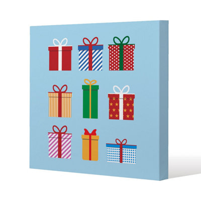 B&Q -  Gift Boxes (Canvas) / 101 X 101 X 4Cm