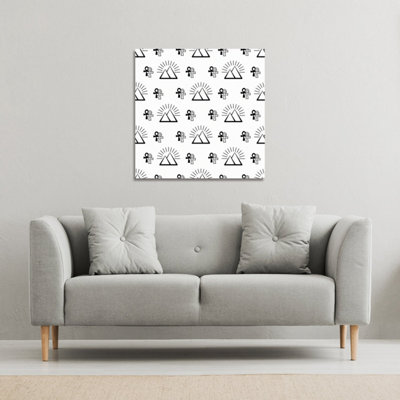 Andrew Lee Egyptian Pyramid And Ankh (Canvas Print) / 101 X 101 X 4Cm from B&Q