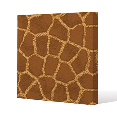 Andrew Lee Giraffe Print (Canvas Print) / 101 X 101 X 4Cm from B&Q